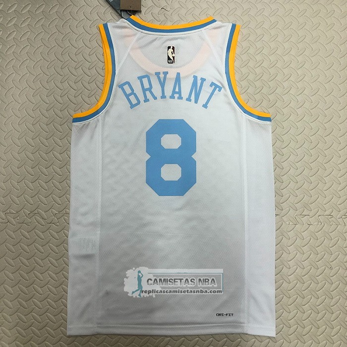 Camiseta Los Angeles Lakers Kobe Bryant NO 8 Classic 2022-23 Blanco